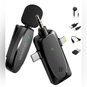 New Zexpark Wireless Lavalier Microphone for Mobile Phone/iPad/PC/DSLR